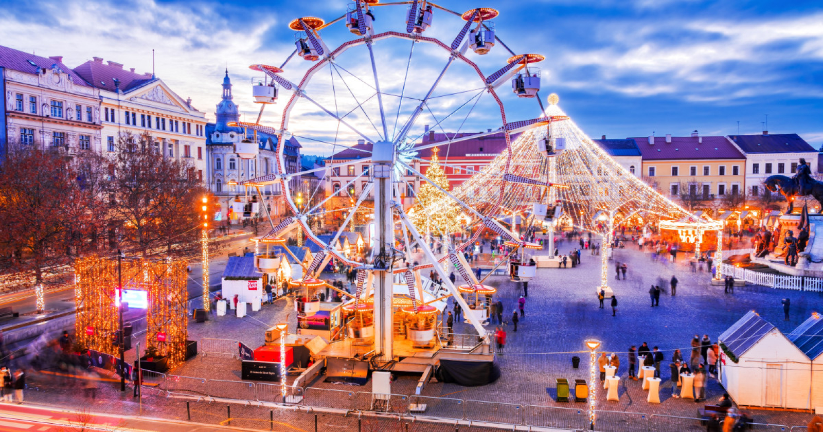 Clujul, orașul magic cu patru târguri de Crăciun în 2025